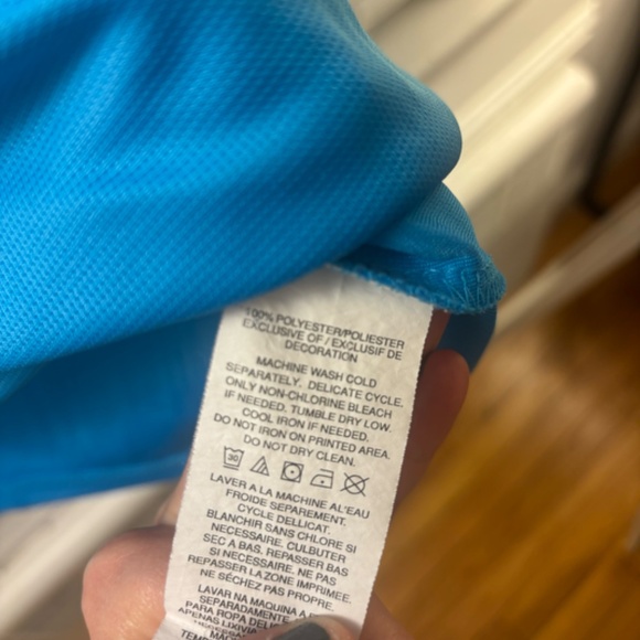 Women's Blue Callaway Polo T-Shirt Size Medium - Picture 4 of 7